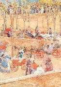 Maurice Prendergast Afternoon. Pincian Hill oil